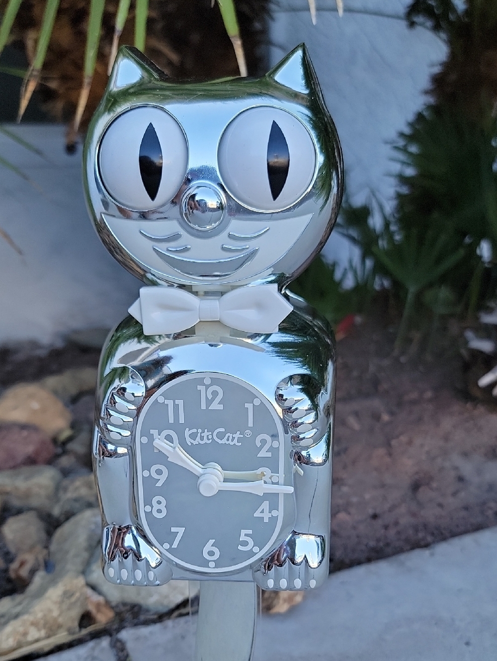 Millennium Kit-Cat Klock Rarest Kit Cat clock Chrome - Picture 2 of 13